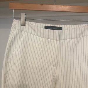 Mid-Rise Striped Slacks